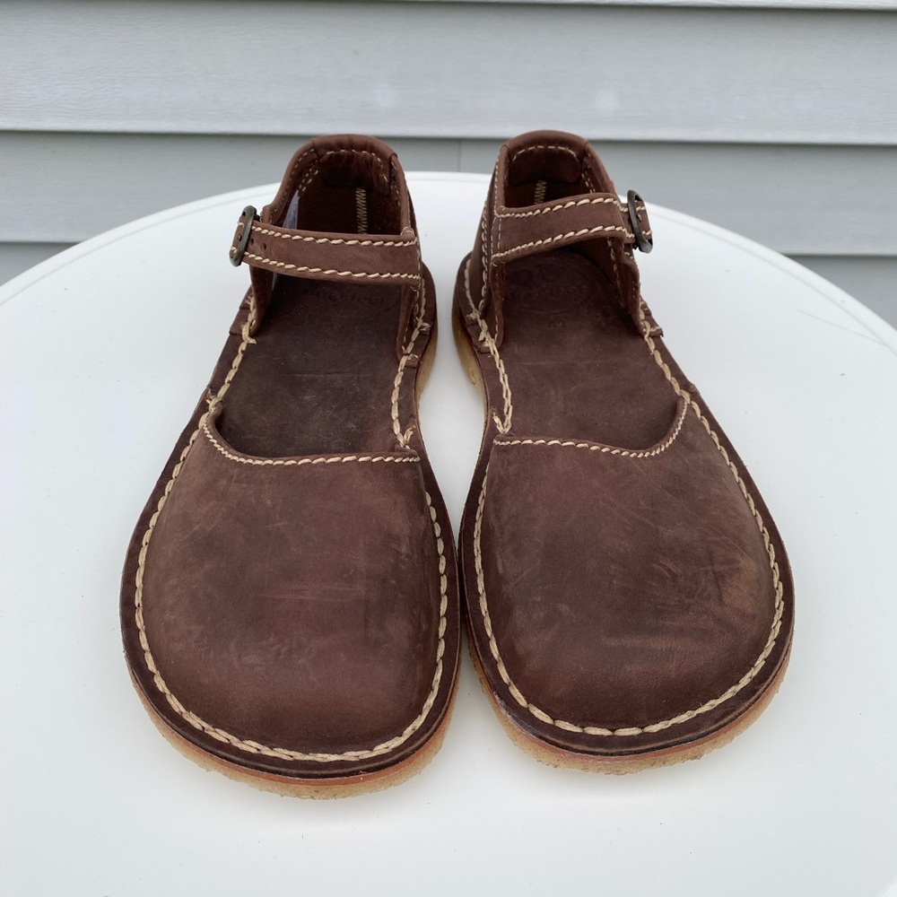 Duckfeet Cocoa Mols Leather Maryjane Shoes Size 41 NEW - Picture 2 of 6